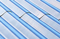 Bankend corrugated roofing